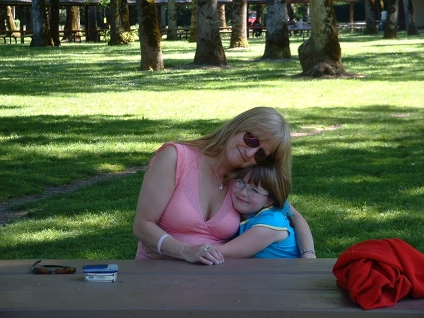 my youngest daughter, Taryn, and I at Avery Park, Corvallis